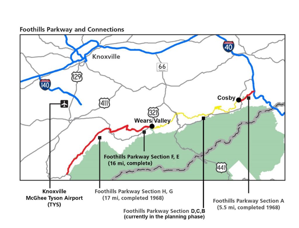 New Section of Foothills Parkway Opens Great Smoky Mountains Guide